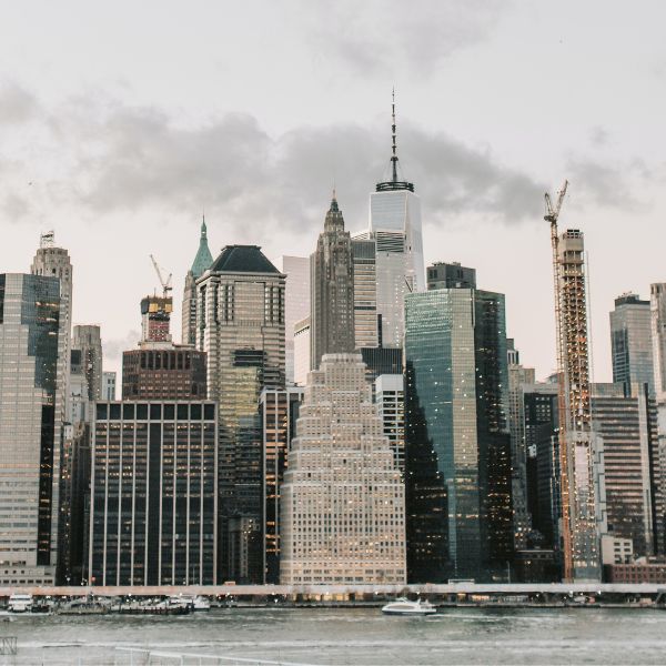 nyc skyline from water