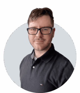 Clifford Robertson, RPLU+ headshot in CM&F Group shirt